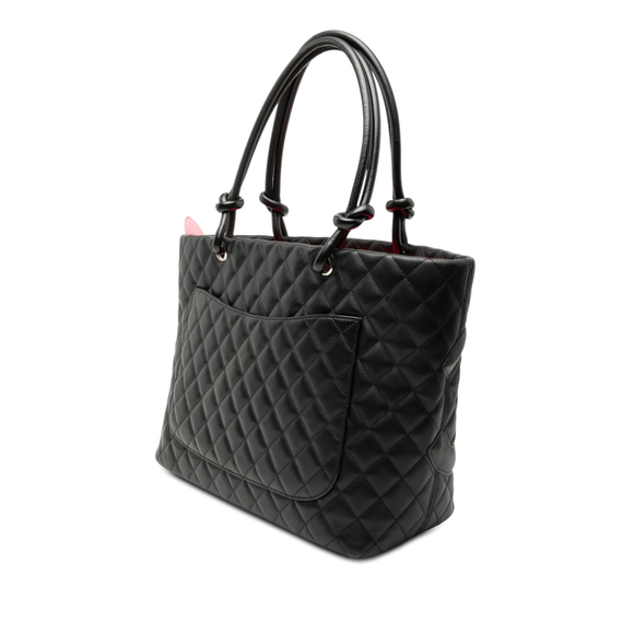 Pre-Loved Chanel Large Quilted Calfskin Cambon Ligne Tote - Picture 2 of 7
